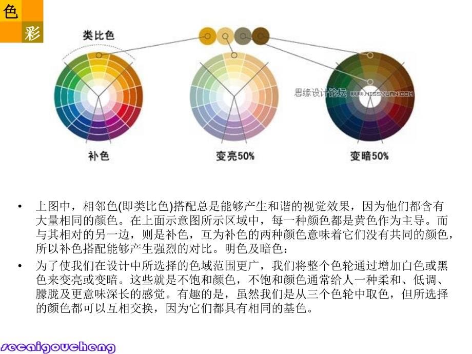色彩构成 第四章 色彩的调 性与 配色_第5页