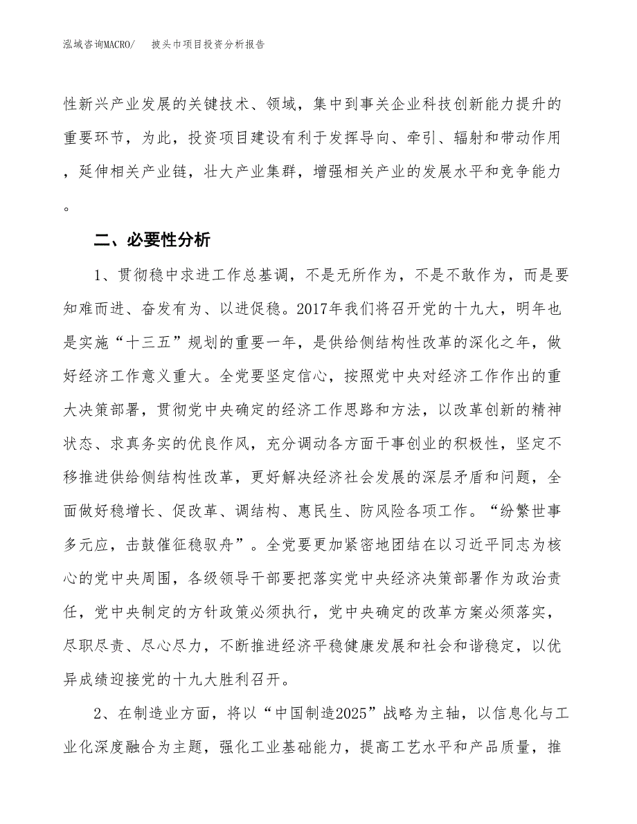 披头巾项目投资分析报告(总投资15000万元)_第4页