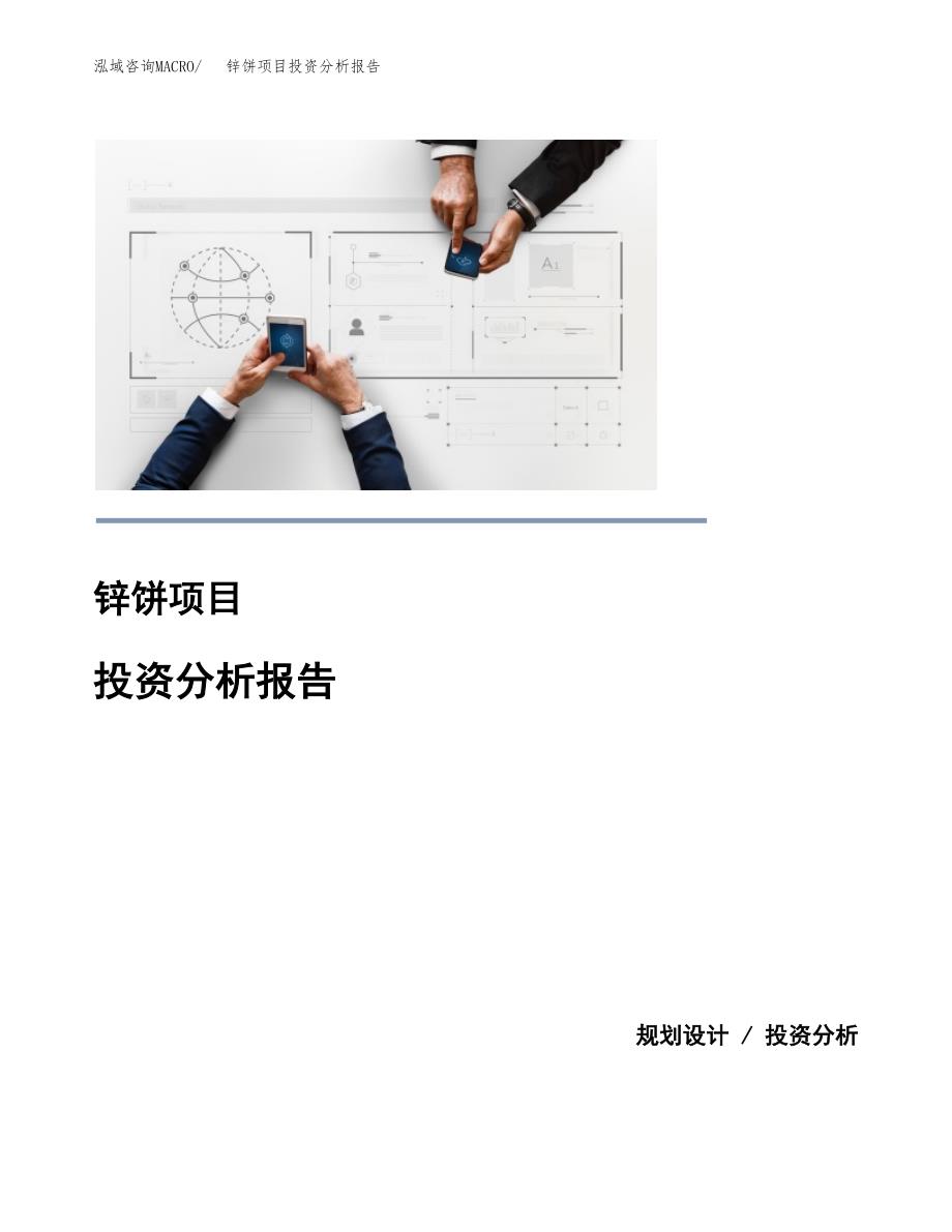 锌饼项目投资分析报告(总投资5000万元)_第1页