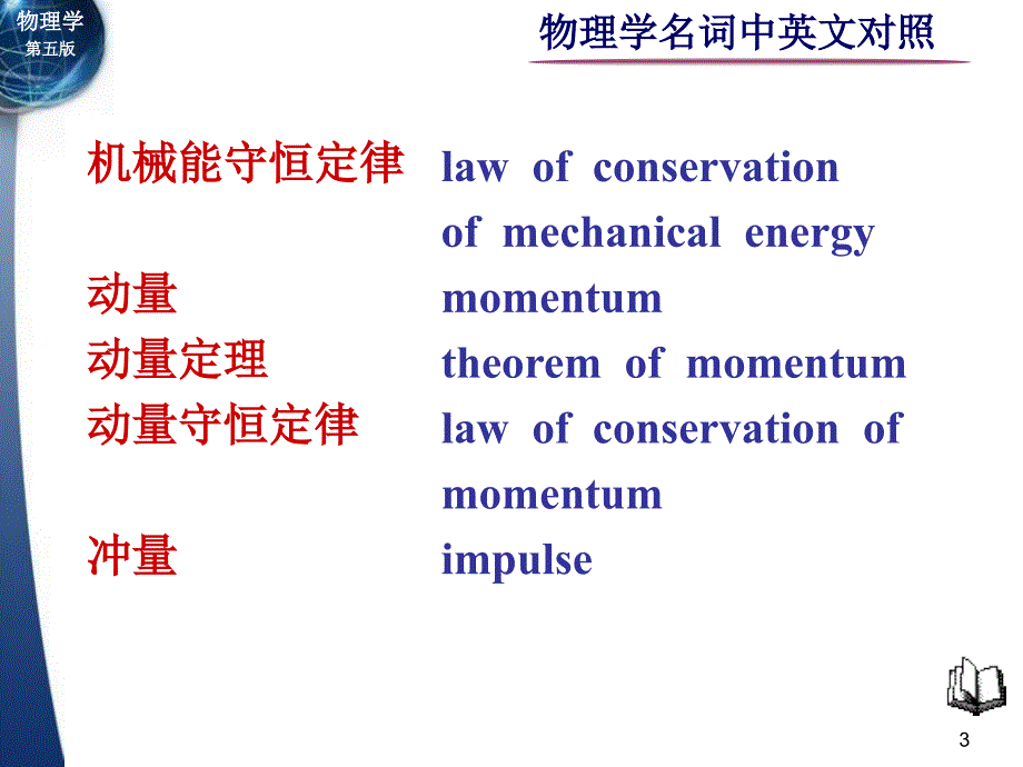 物理学名词中英文对照第3章动能量守恒_第3页