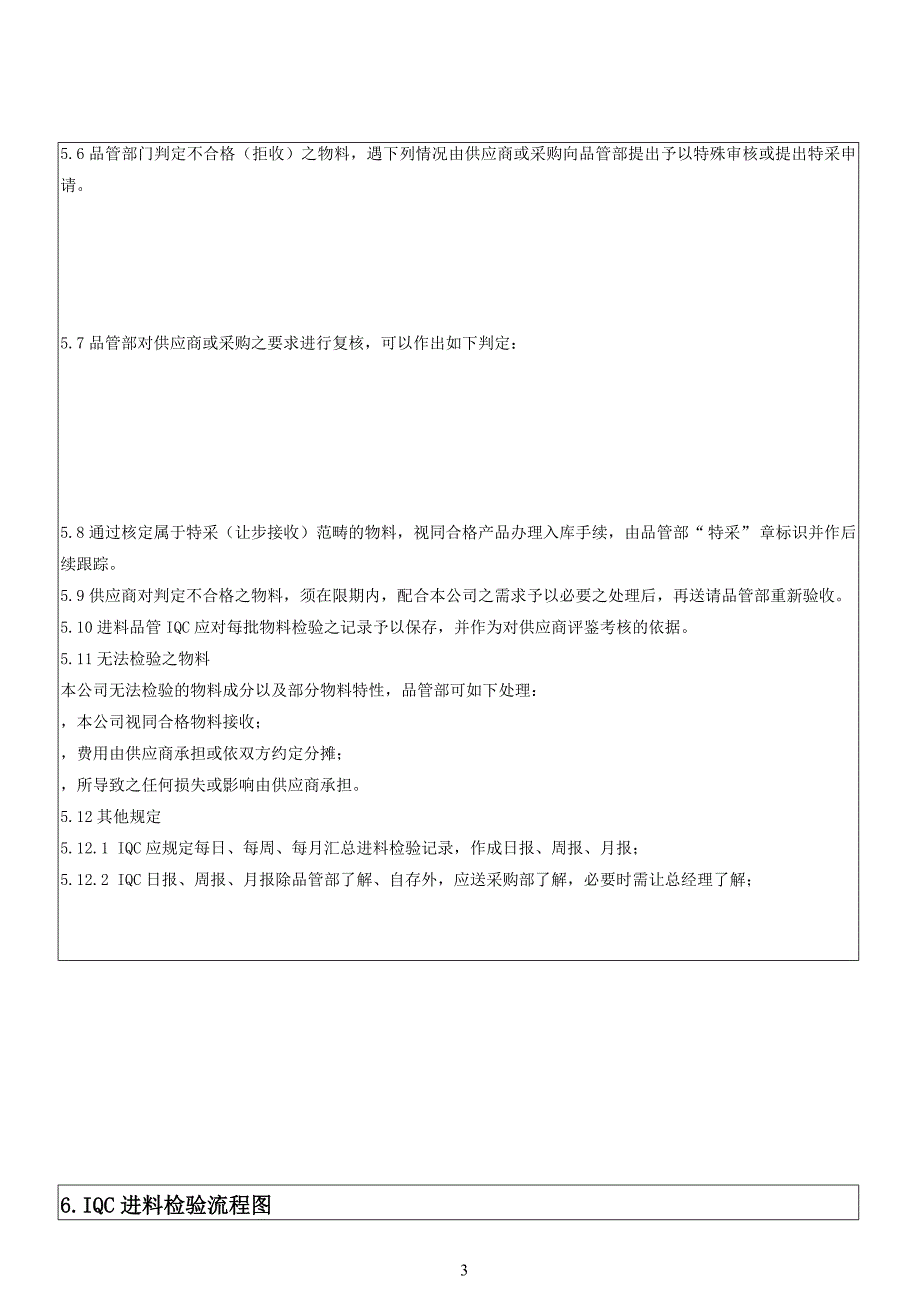 IQC来料检验规范标准书最全分类_第3页