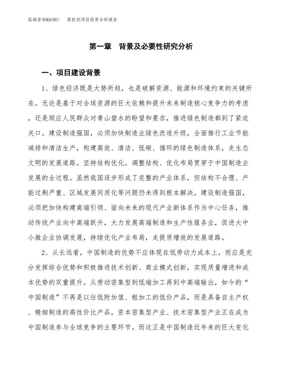 柔软剂项目投资分析报告(总投资22000万元)_第3页