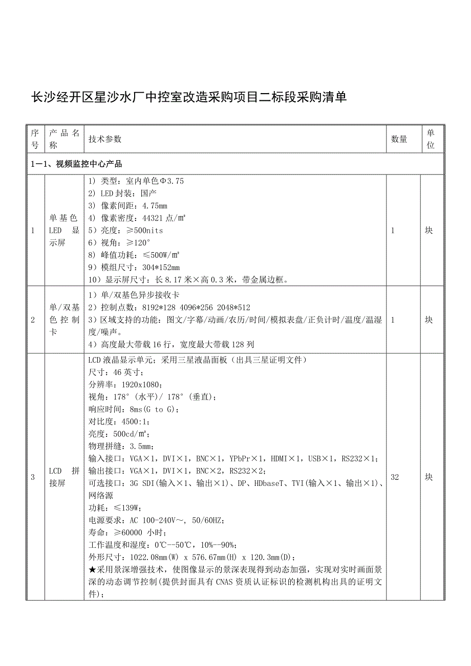 长沙经开区星沙水厂中控室改造采购项目二标段_第3页