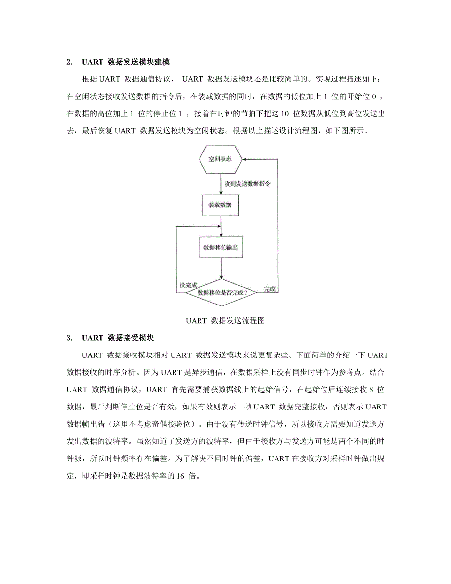 UART数据通信发送模块部分资料_第2页