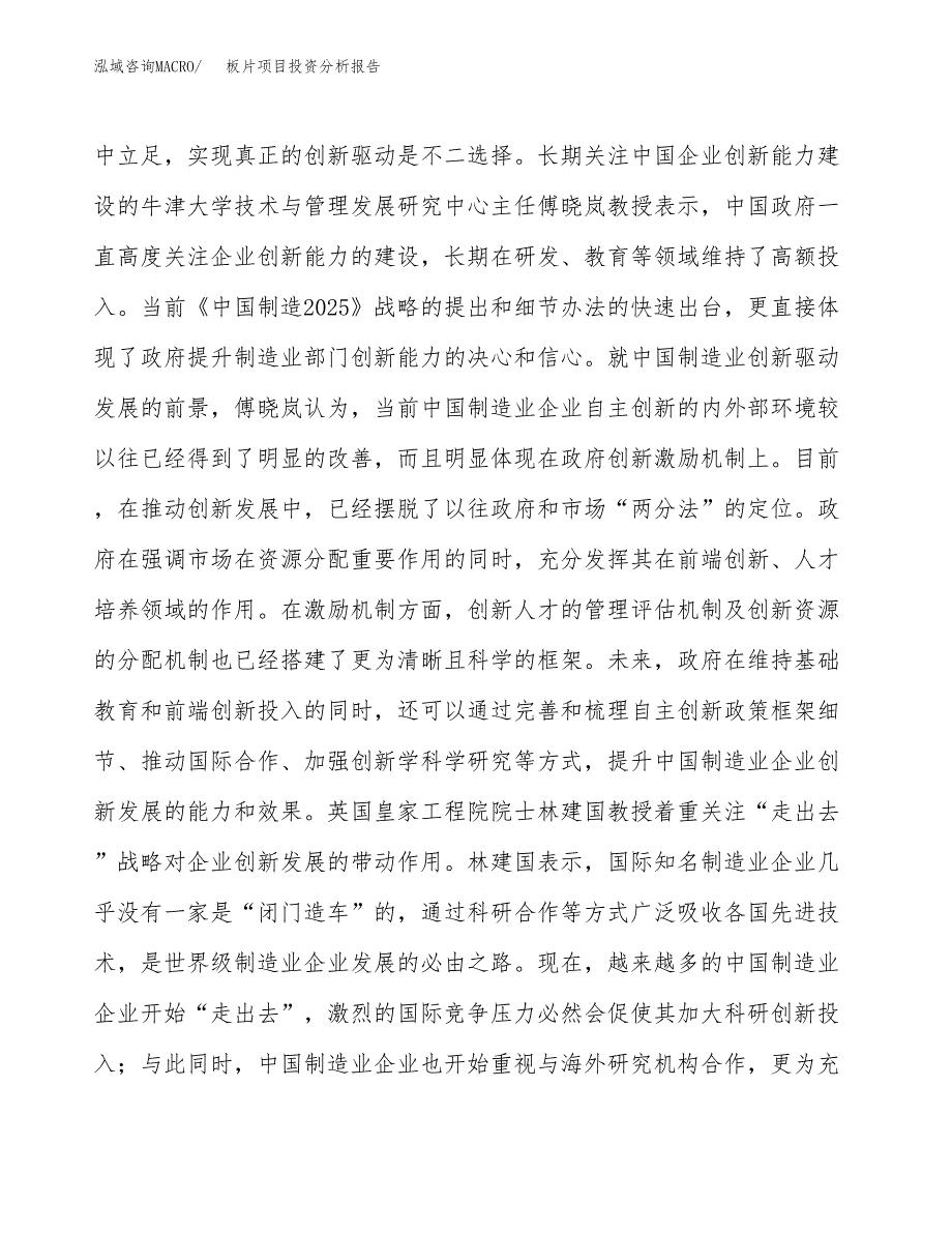 板片项目投资分析报告(总投资9000万元)_第4页