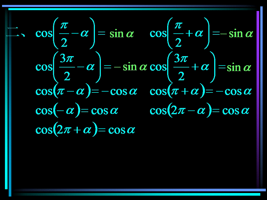 正弦函数和余弦函数的定义与诱导公式正余弦的诱导公式2章节_第4页