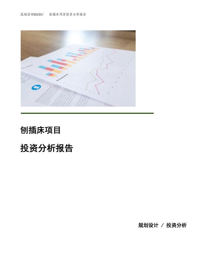 刨插床项目投资分析报告(总投资6000万元)