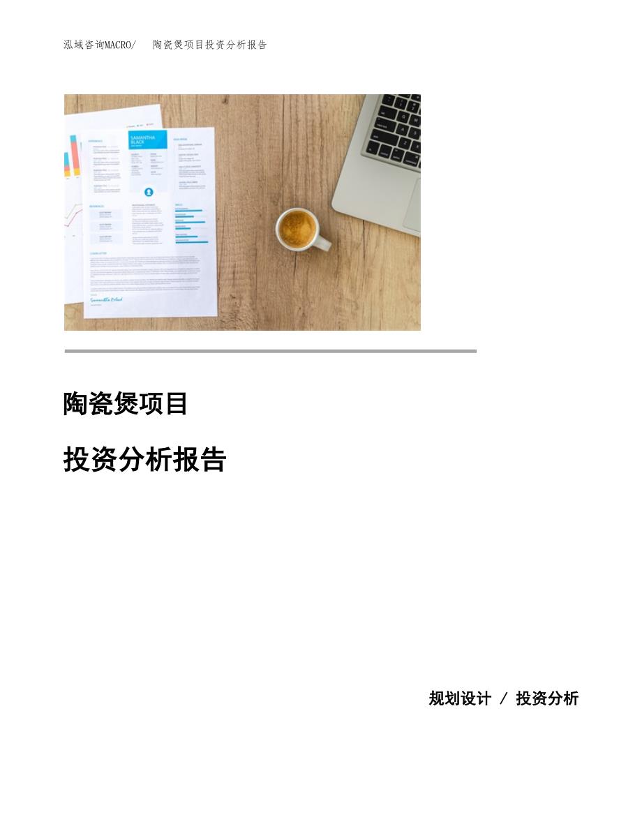 陶瓷煲项目投资分析报告(总投资13000万元)_第1页