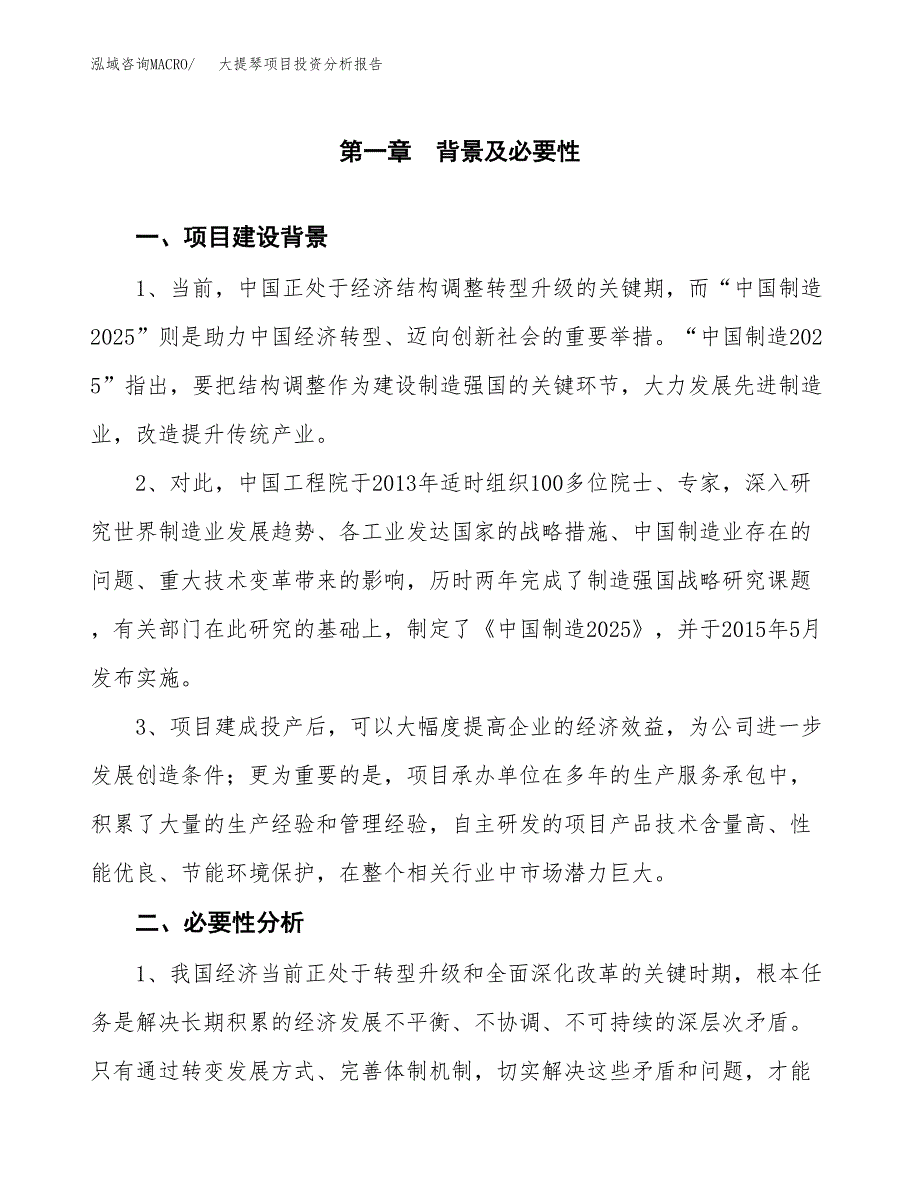 大提琴项目投资分析报告(总投资23000万元)_第3页