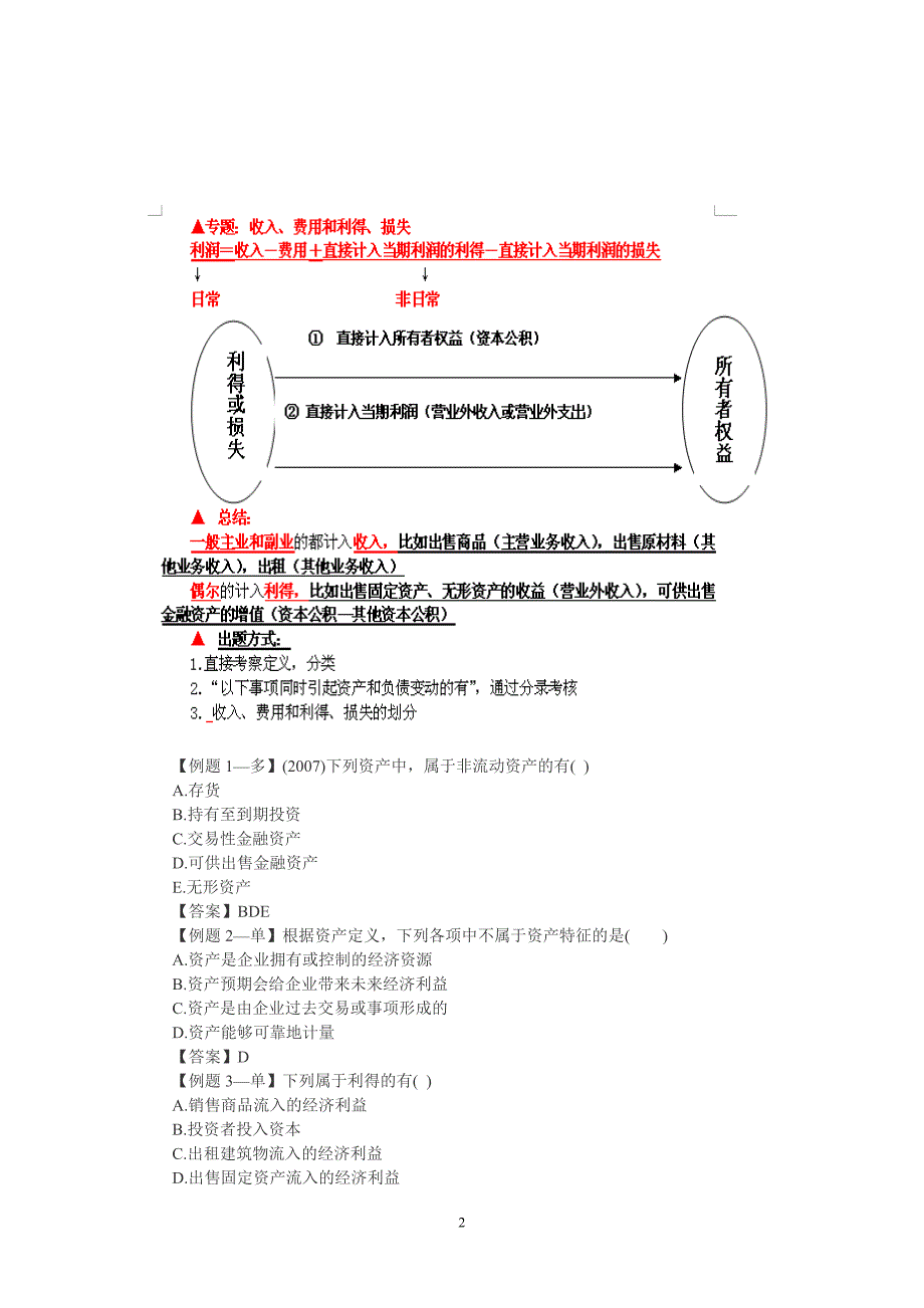 审计师考试企业财务会计知识点_第2页