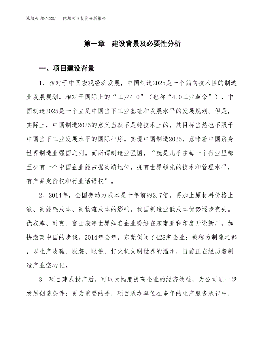 陀螺项目投资分析报告(总投资8000万元)_第3页