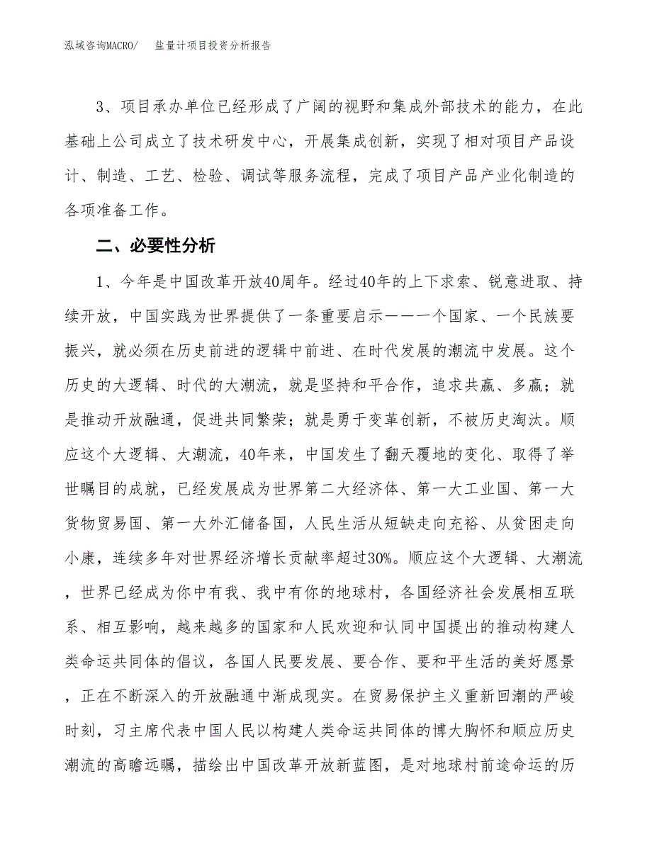 盐量计项目投资分析报告(总投资4000万元)_第4页