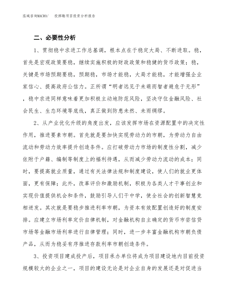 投掷鞋项目投资分析报告(总投资21000万元)_第4页