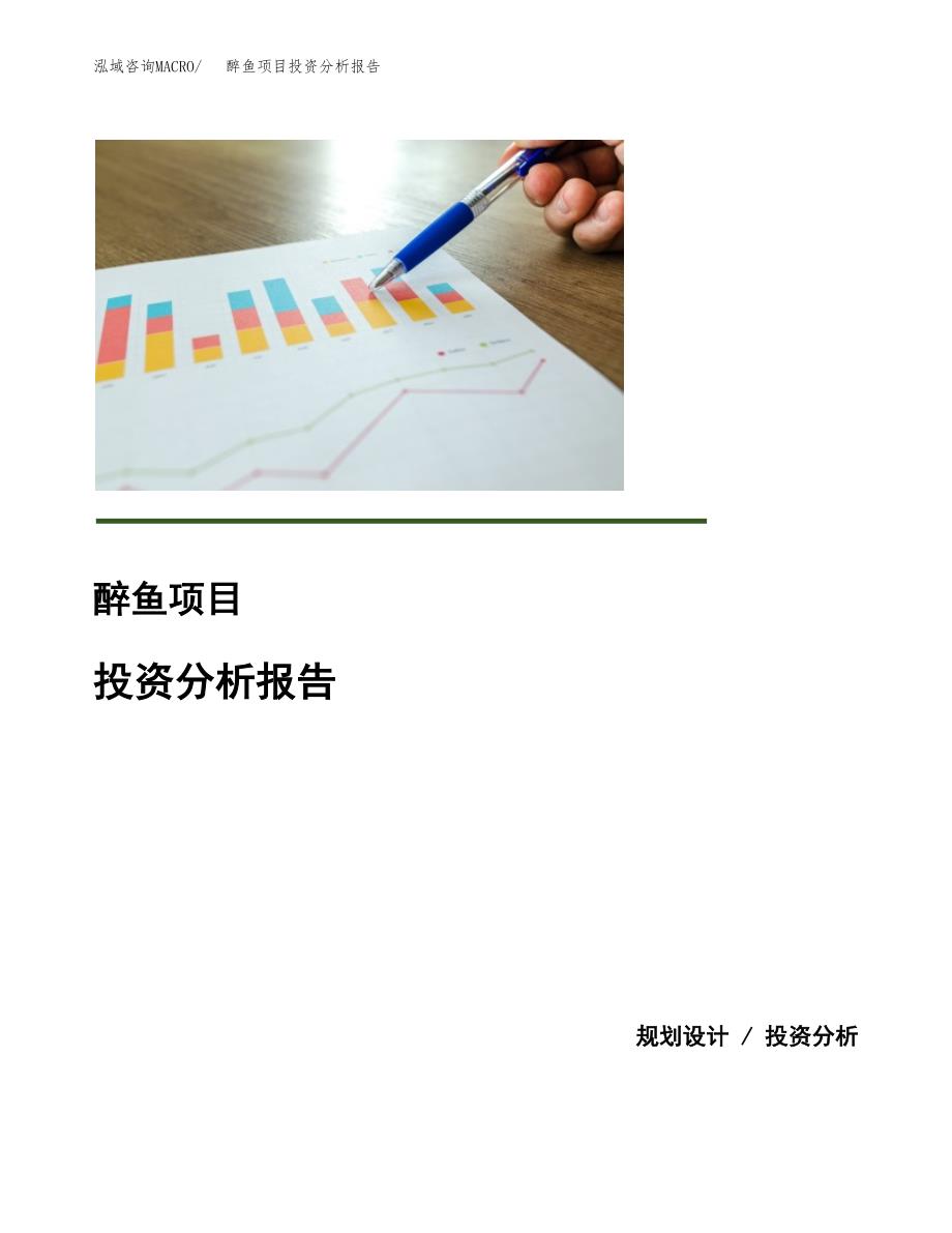 醉鱼项目投资分析报告(总投资4000万元)_第1页