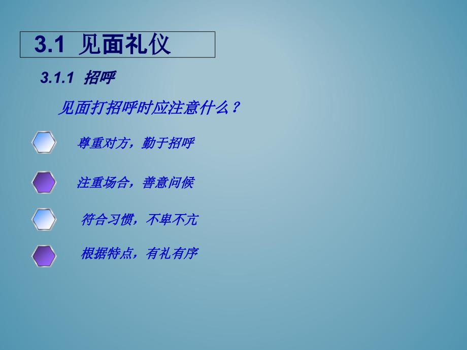 现代社交礼仪修养教学作者鲍秀芬第3章节交往礼仪课件_第2页