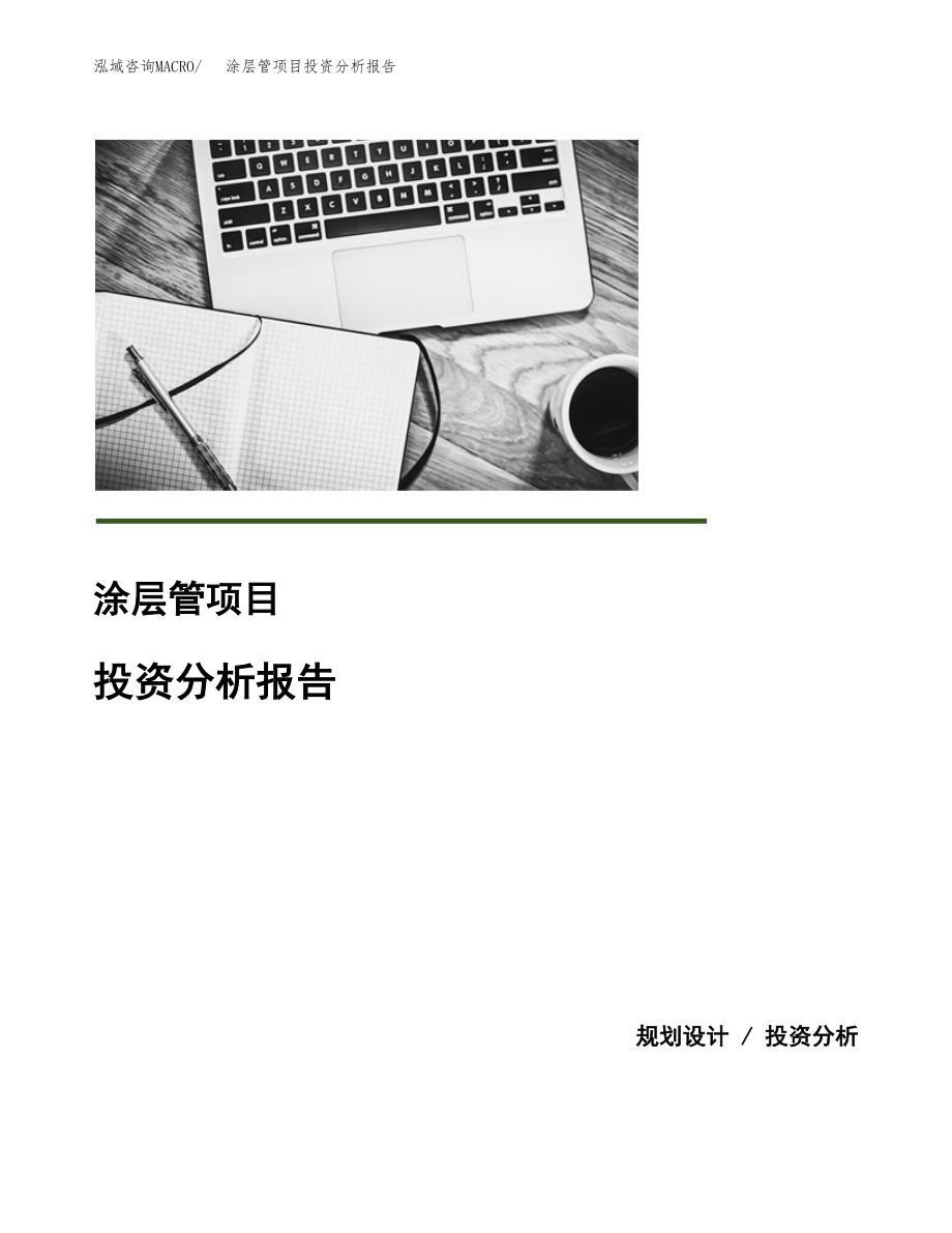 涂层管项目投资分析报告(总投资13000万元)_第1页