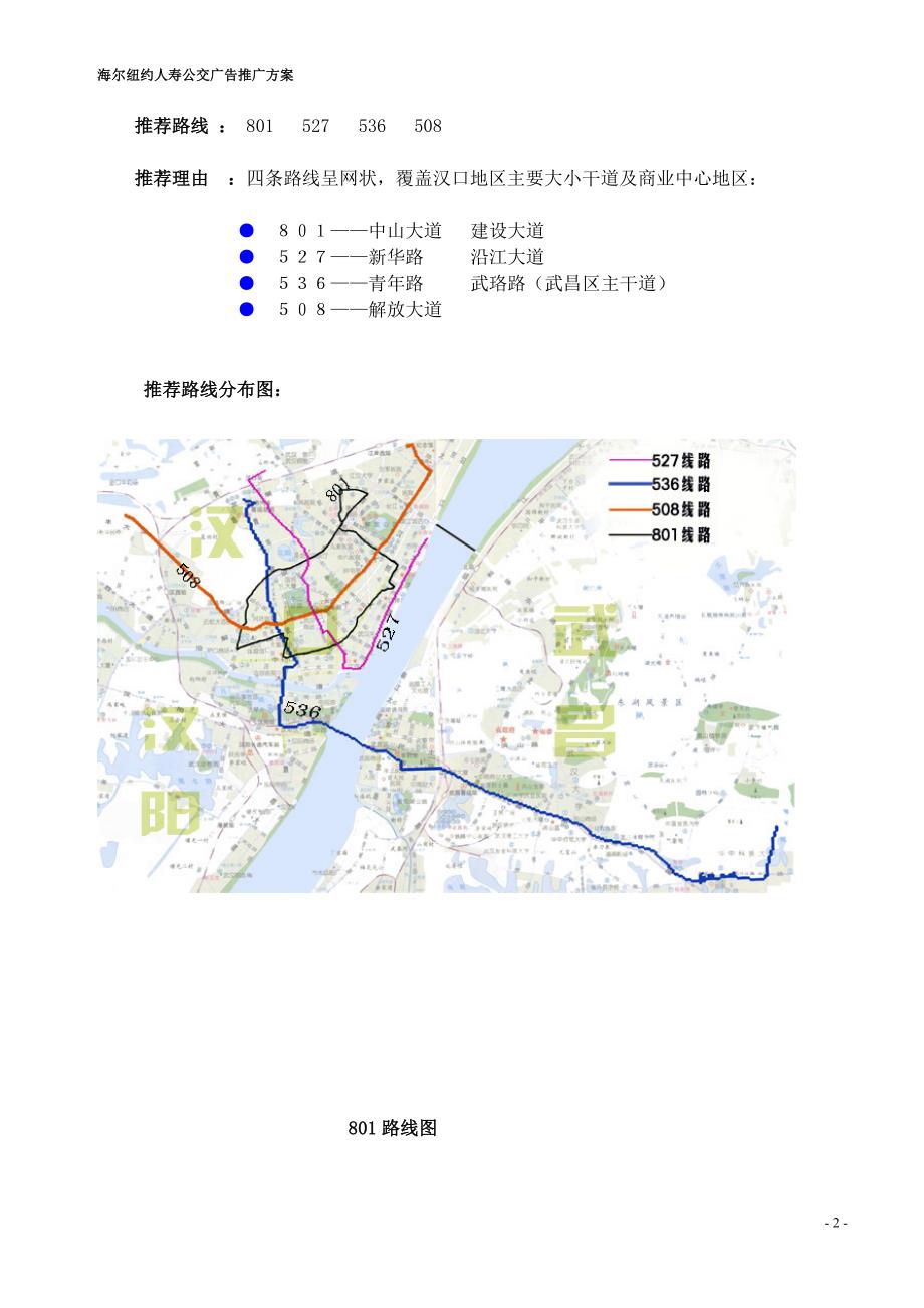 海尔纽约人寿公交广告初步推广方案_第2页