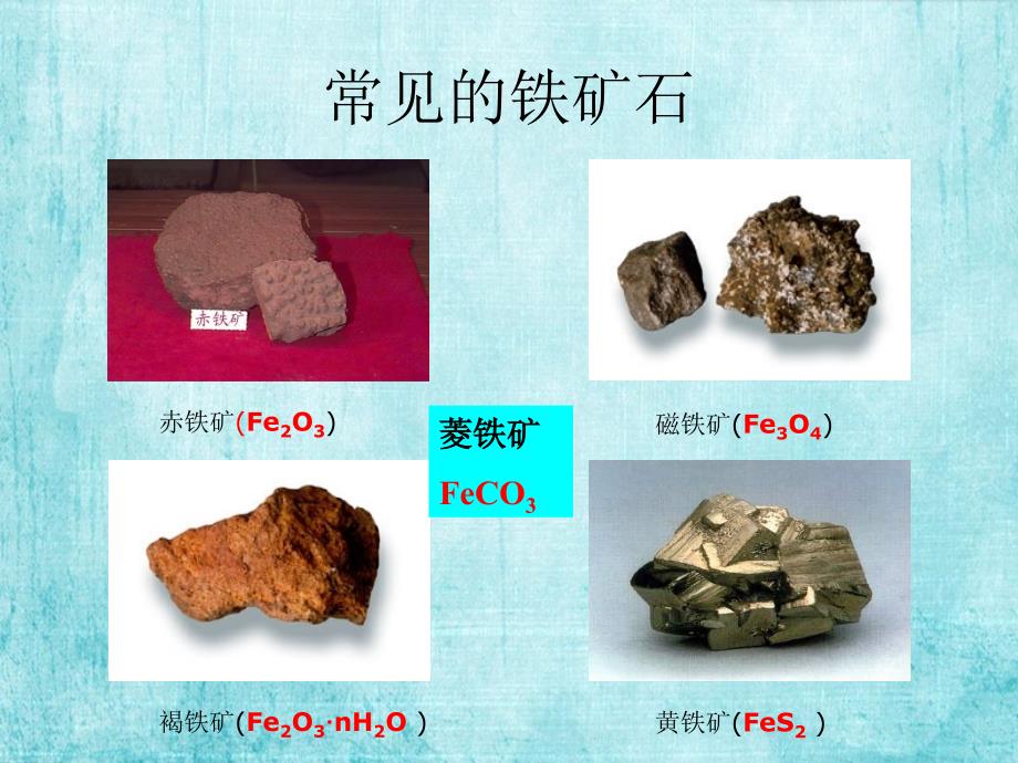 高一化学课件：从自然界中提取铁和铜_第4页