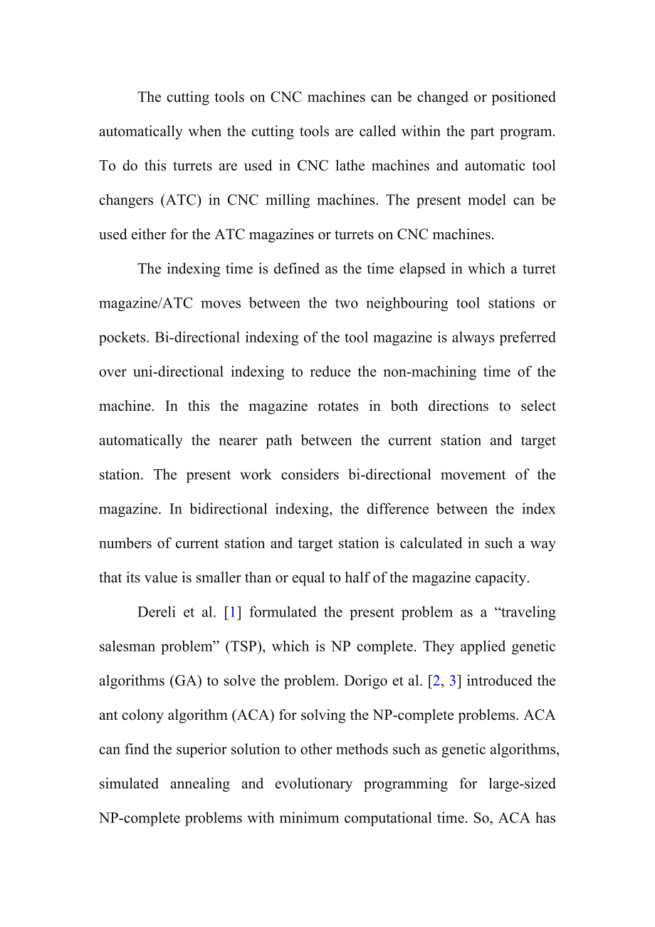 毕业设计外文翻译用蚁群算法在刀库索引位置的优化配置_第2页