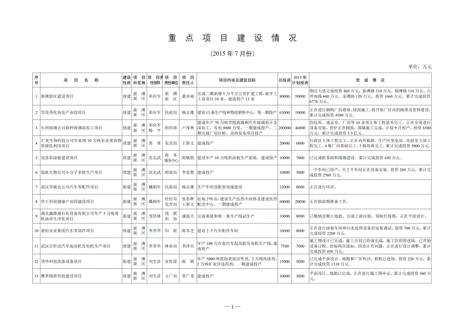 重点项目建设情况1_第1页