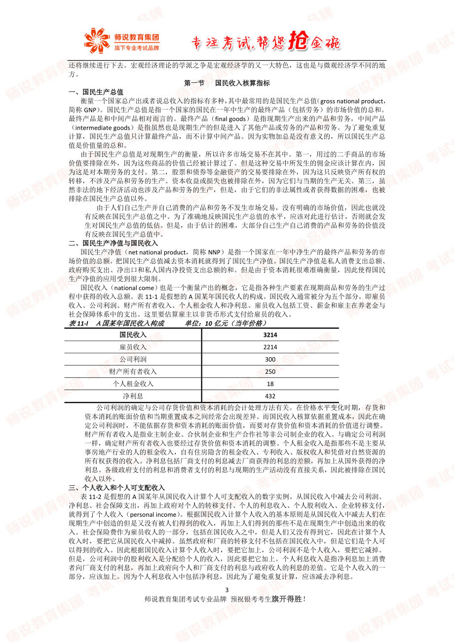 超级详细版本高鸿业宏观经济学讲义_第3页