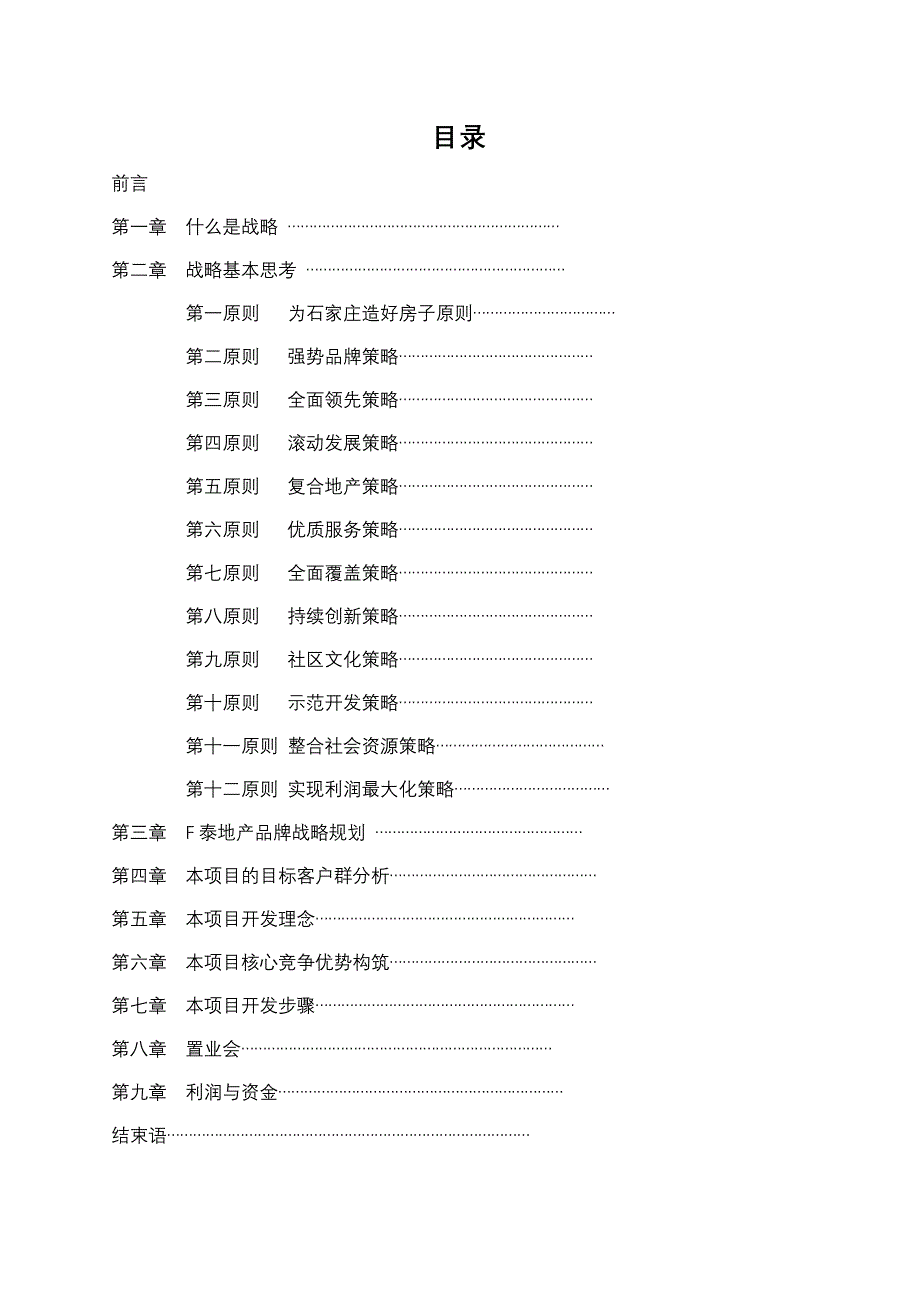 石家庄某地产项目整体开发战略报告_第3页