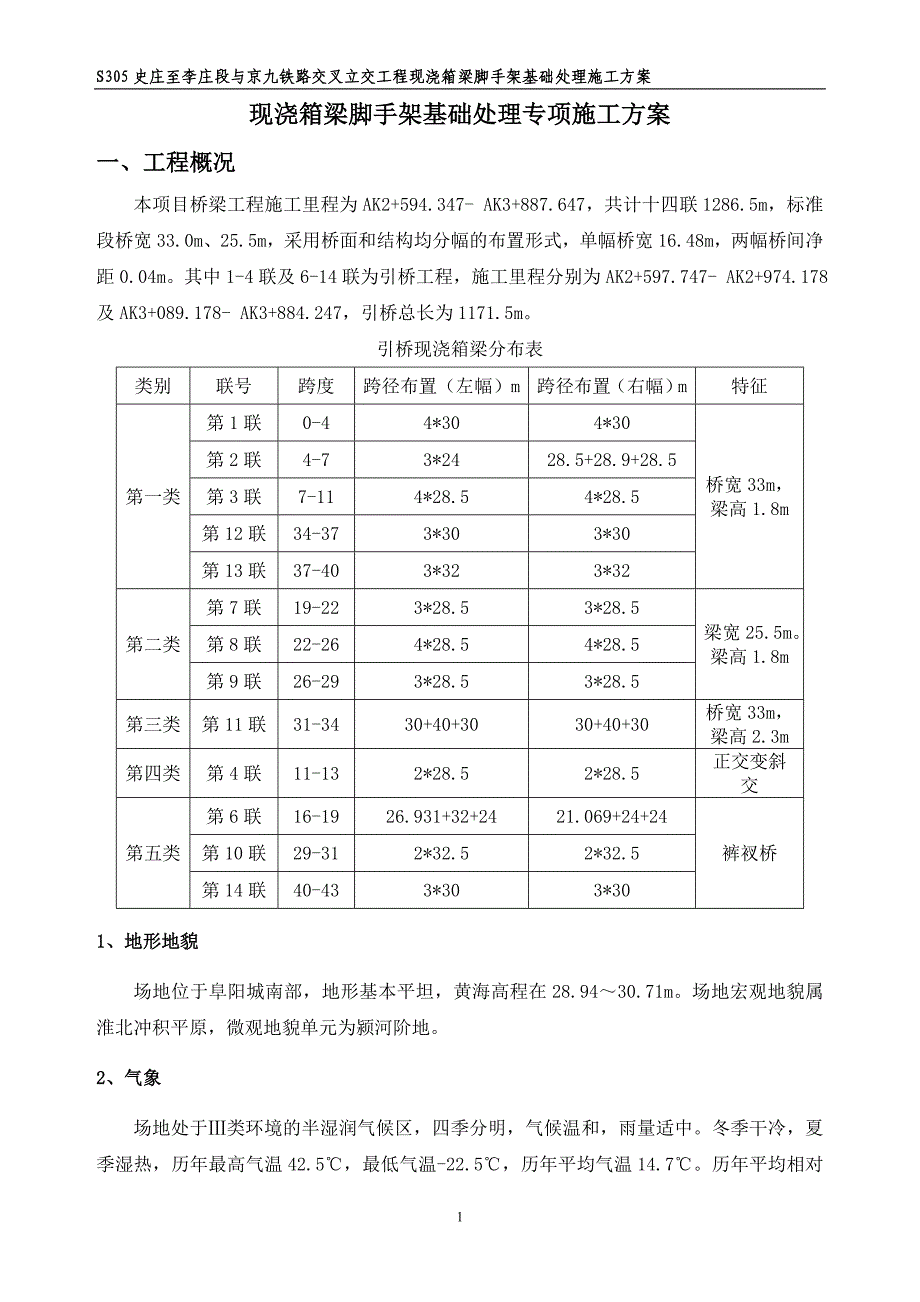 现浇箱梁支架基础处理专项施工方案计划计划_第2页