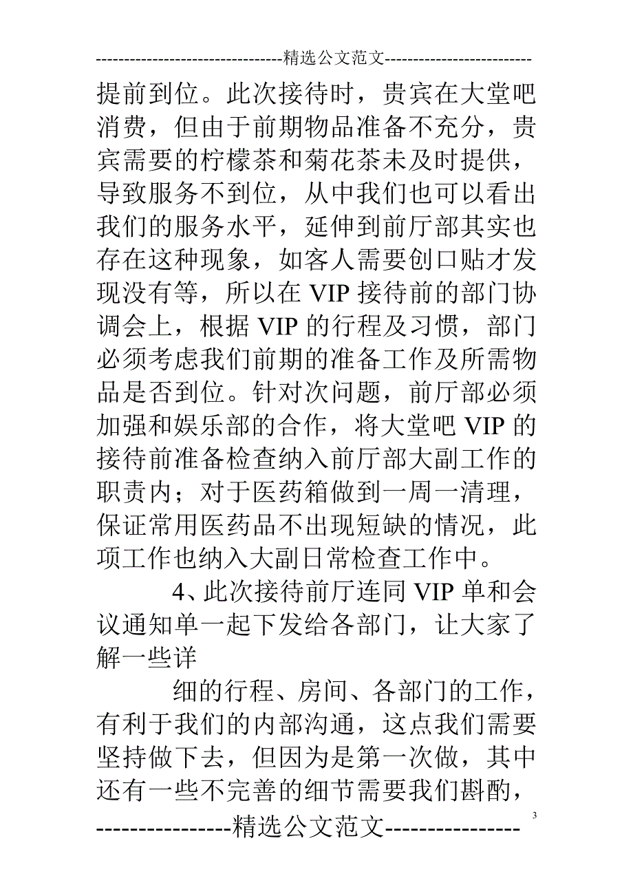 贵宾服务个人总结_第3页