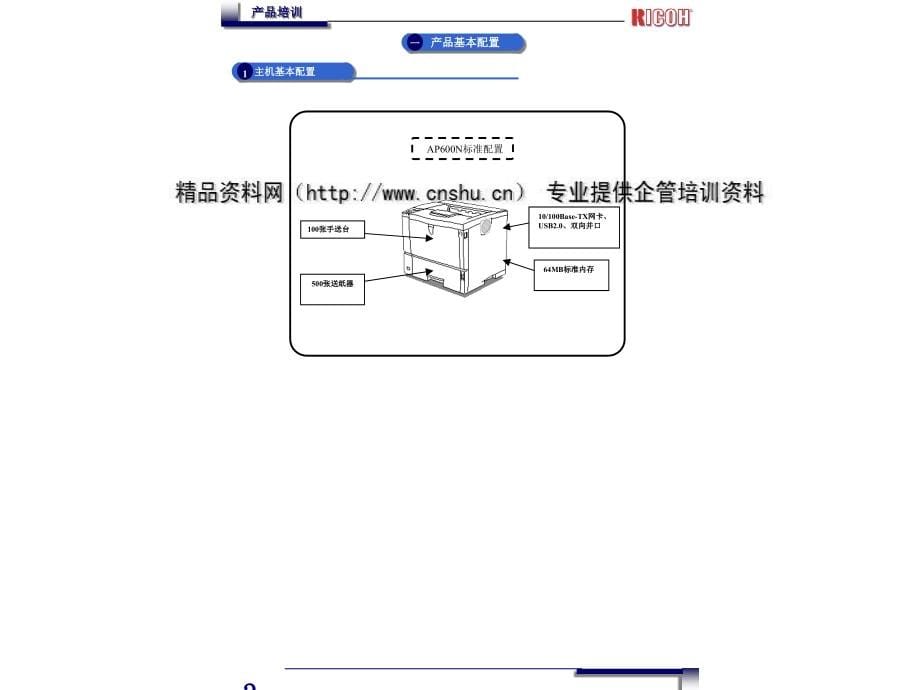 Aficio TM AP600N专题培训手册_第5页