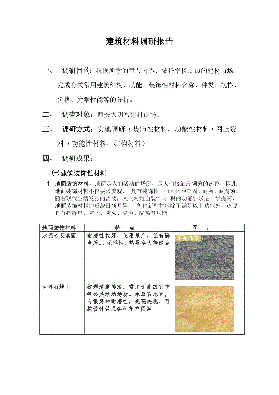 建筑材料调研报告DOC_第2页