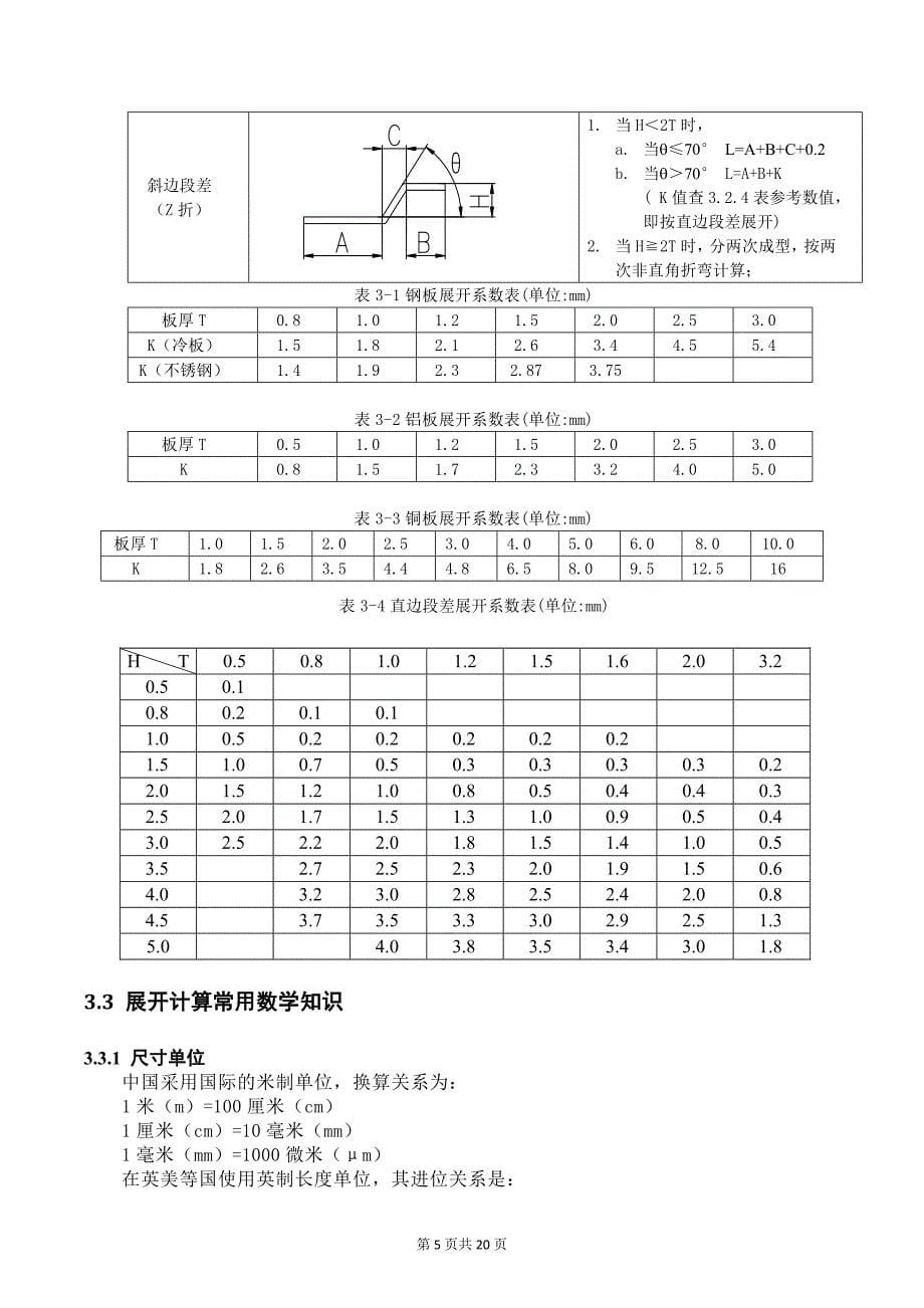 金工实习钣金加工工艺附具体实例分解_第5页