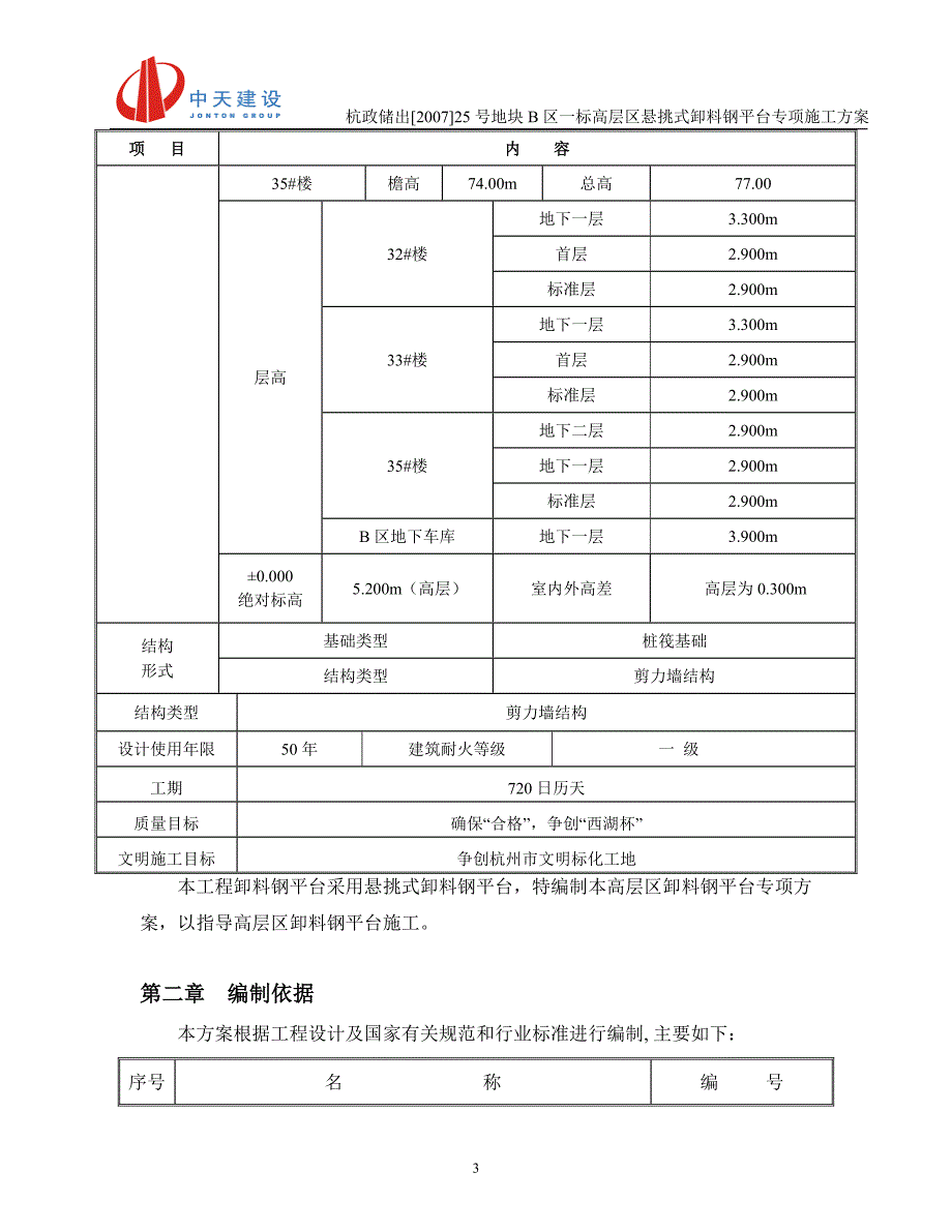 高层悬挑卸料钢平台施工方案_第3页