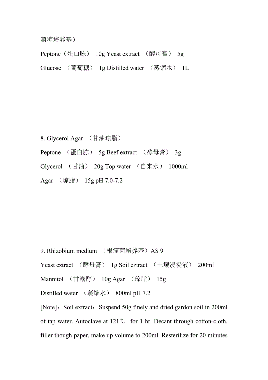 药物培养基及其成分146种_第4页