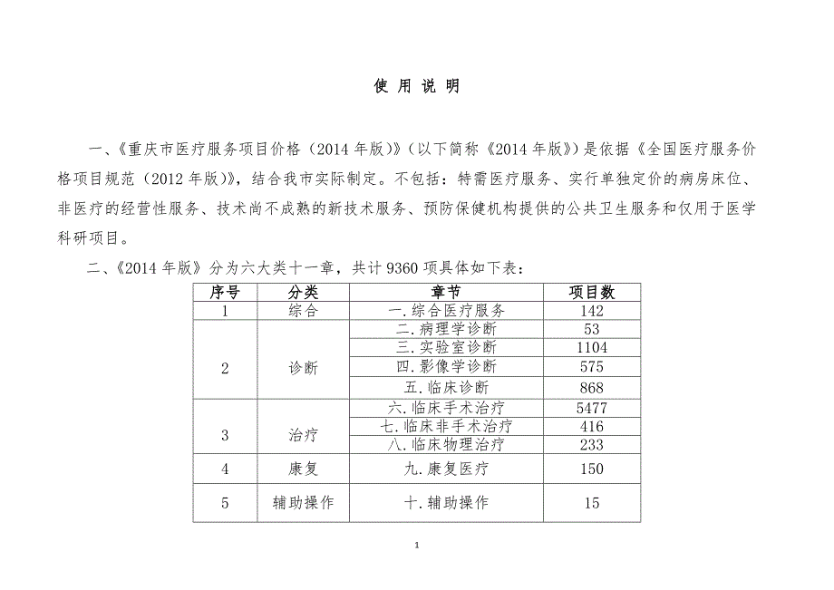 重庆医疗服务价格项目版使用说明_第1页