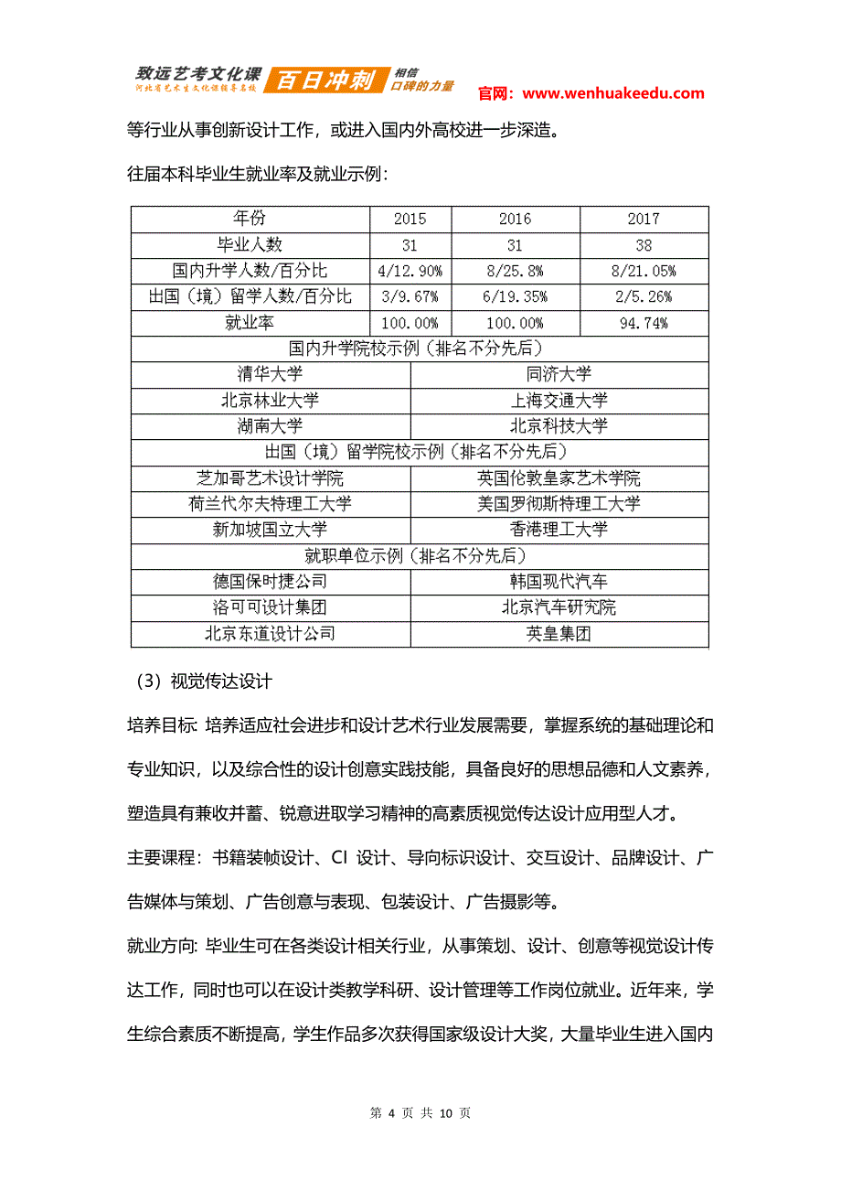 2018年北京林业大学艺术类招生简章_第4页