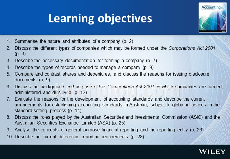 corporateaccounting课件Chapter1Natureofregulationofcompanies_第2页