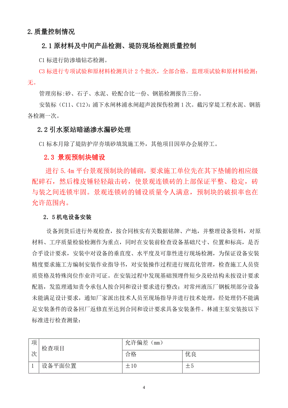 监理月报月份7月份_第4页