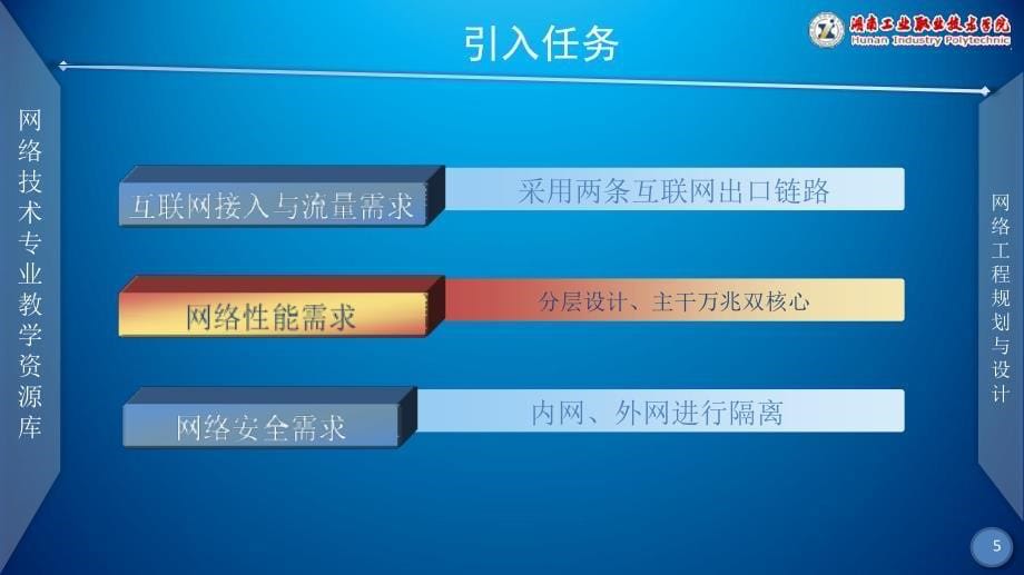 网络工程规划与设计课件李健麓山学院校园网网络拓扑结构设计、网络技术选型_第5页