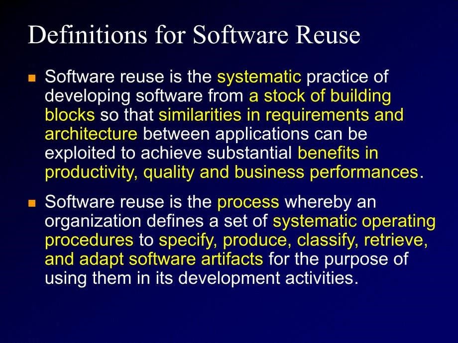 软件工程体系结构Ch14LargeScaleSoftwareDesignBasedonSoftwareReuse_第5页