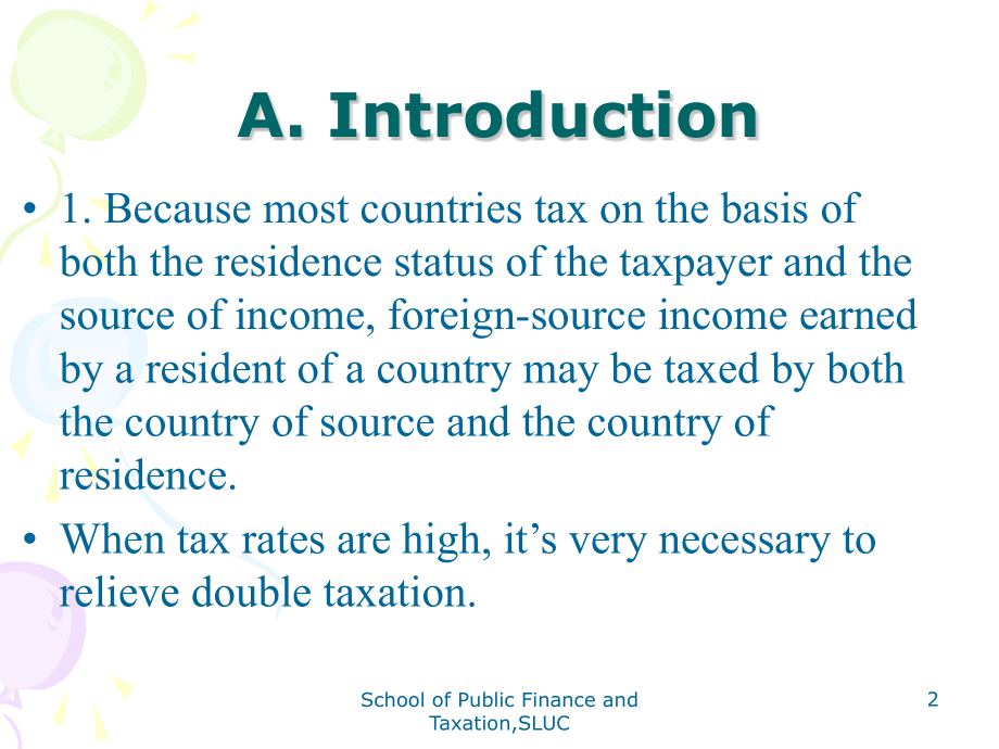 ch 3 double taxation relief 消除双重征税_第2页
