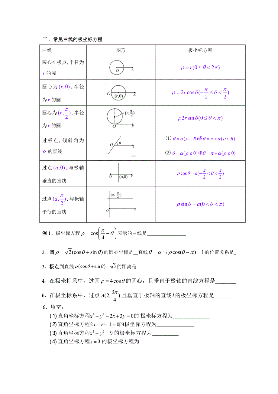 极坐标与参数方程复习经典讲义_第2页