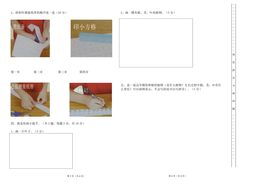 二年级科学期末测试_第2页