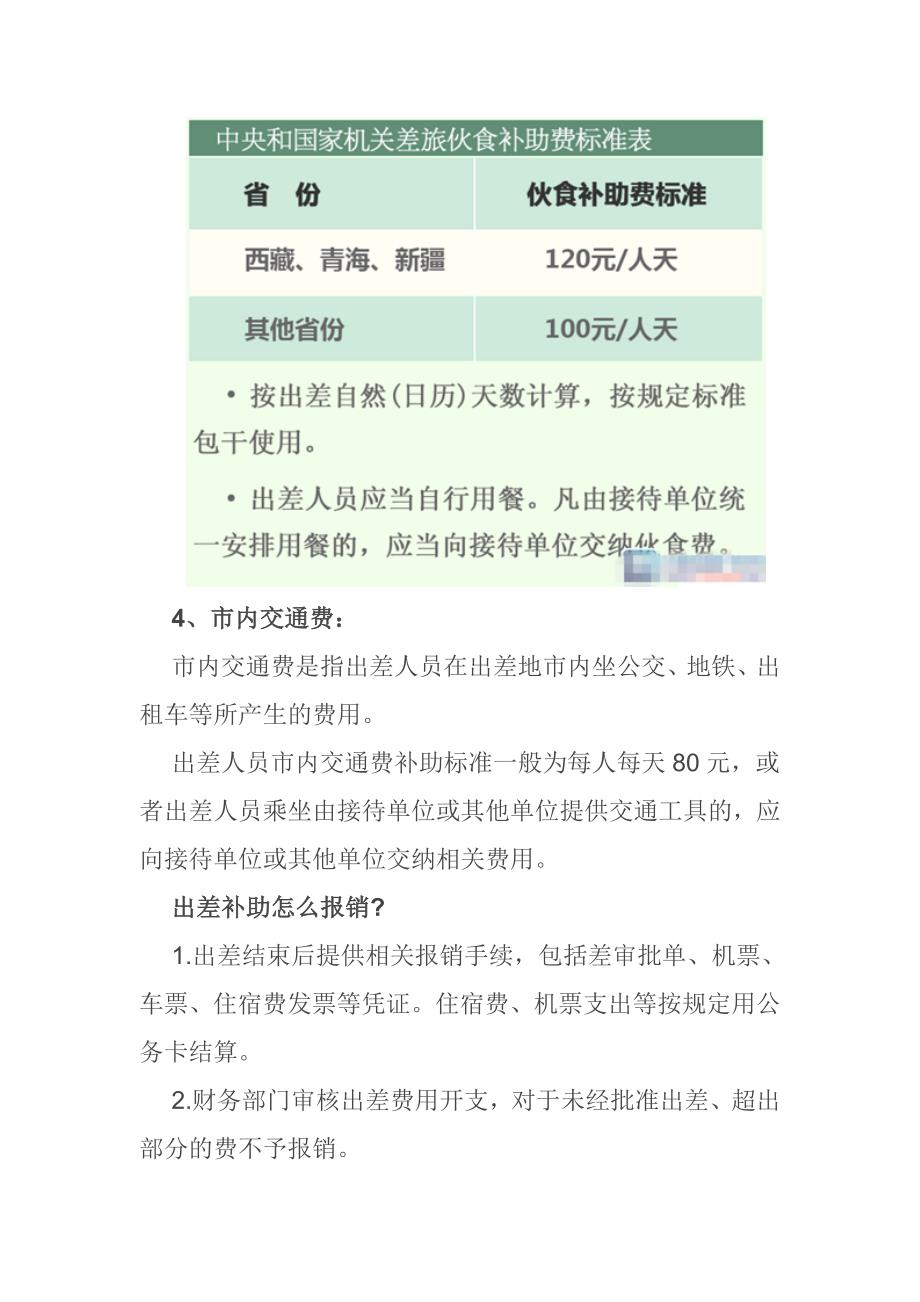 企业出差补助标准_第4页