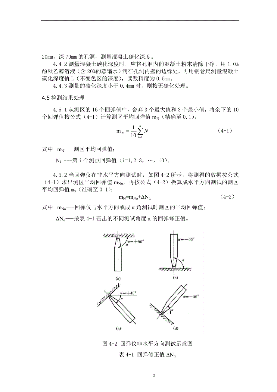 回弹法检测混凝土抗压强度(sl352-2006)作业指导书_第3页