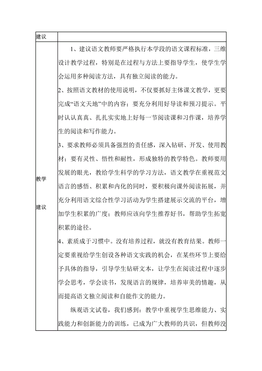 小学二年级语文期中考试试卷分析表_第2页