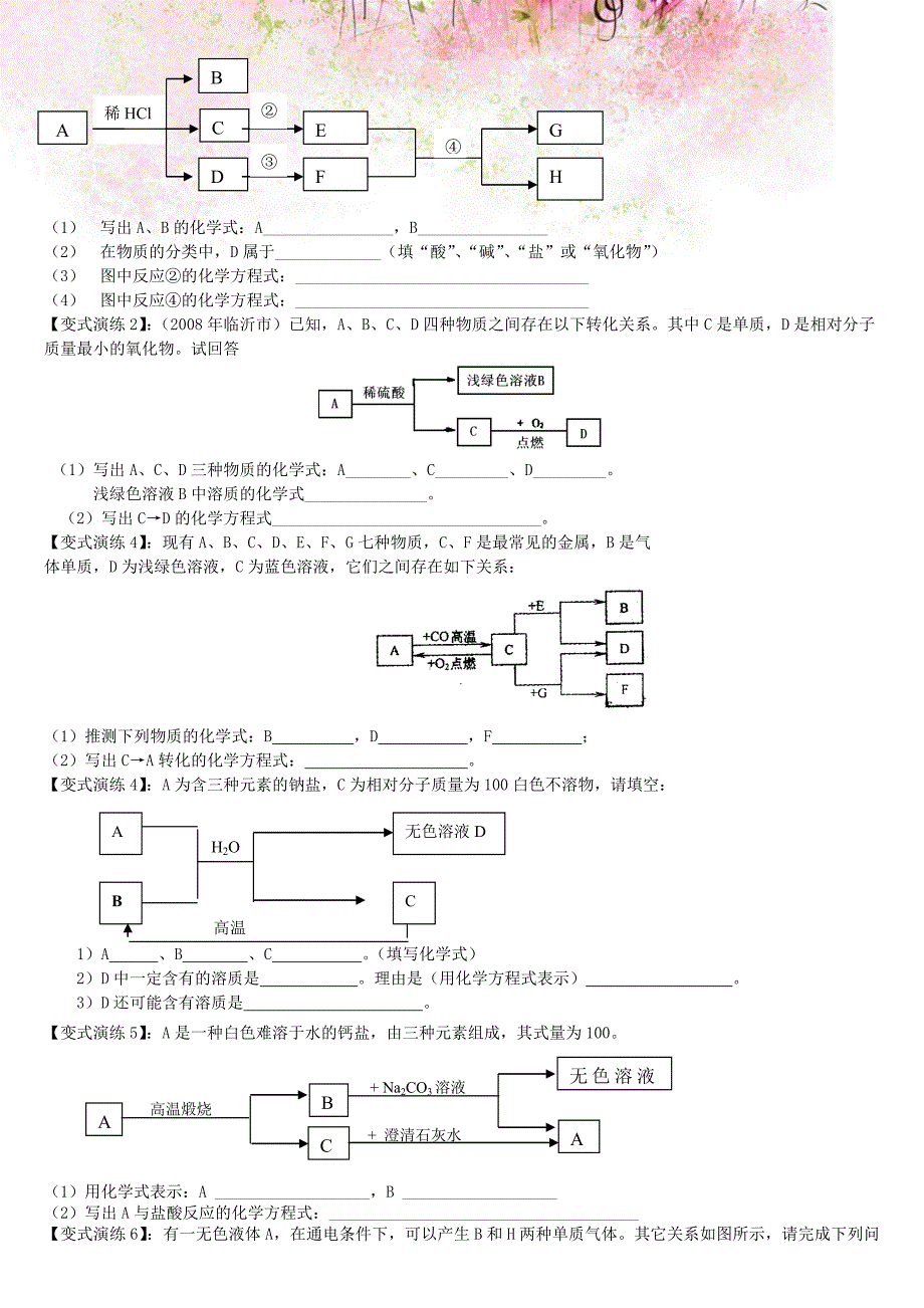 2013中考化学辅导酸碱盐离子共存物质鉴别分离化学推断._第3页