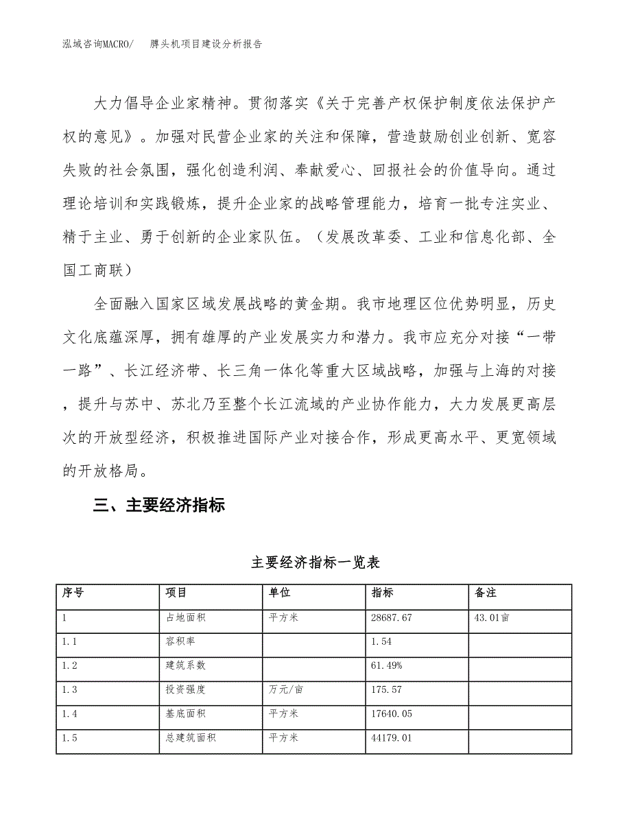 膊头机项目建设分析报告(总投资11000万元)_第4页