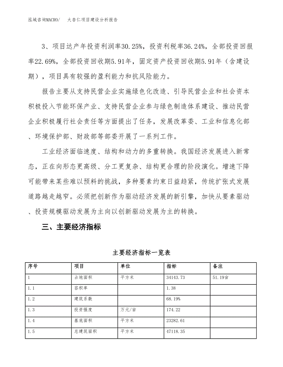 大杏仁项目建设分析报告(总投资10000万元)_第4页