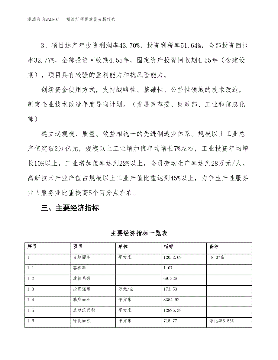 侧边灯项目建设分析报告(总投资4000万元)_第4页