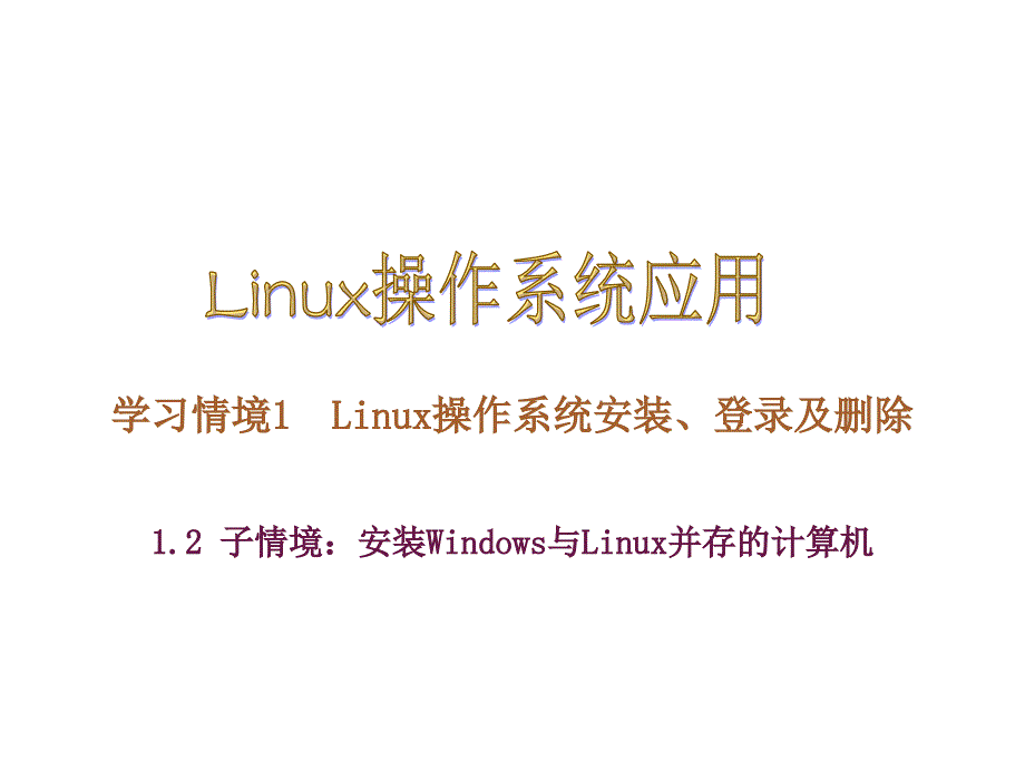 Linux操作系统应用电子课件kj12章节_第1页